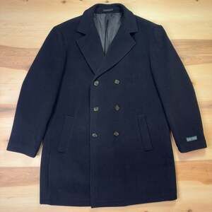 Lauren Ralph Lauren Men’s Soft Wool-Blend Topcoat Black 48L